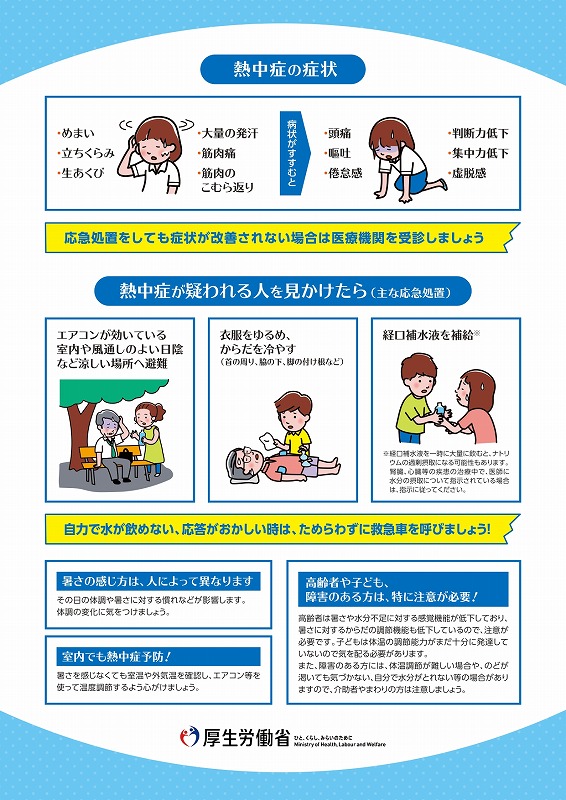 熱中症予防のために【呉市保健所】
